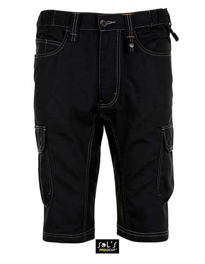 LSHOP Men«s Workwear Bermudas - Ranger Pro Black,Dark Grey (Solid),Navy Pro