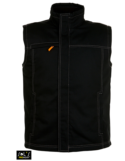 LSHOP Men«s Workwear Bodywarmer - Worker Pro Black,Dark Grey (Solid),Navy Pro