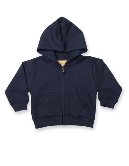 LSHOP Zip Through Hooded Sweatshirt Navy,Pale Pink,White