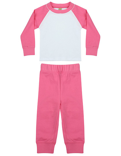 LSHOP Children`s Pyjamas Candyfloss Pink,Navy