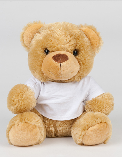 LSHOP Bear in a T-Shirt Brown,Cream