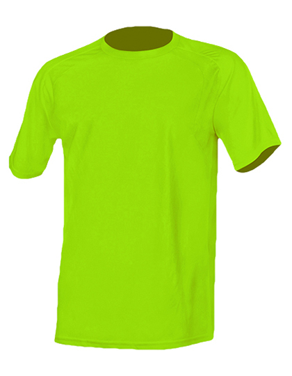 LSHOP Mens Sport Shirt Apple Green Fluor,Black,Dark Bubblegum,Dark Grey,Dark Navy,Dark Turquoise,Orange Fluor,Red,Royal Fluor,White,Yellow,Yellow Fluor