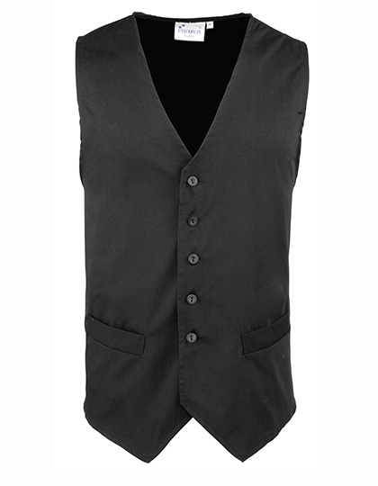 LSHOP Herren Gastro Weste Black