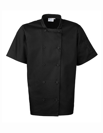 LSHOP Essential Short Sleeve Chef«s Jacket Black,White