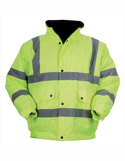 LSHOP Hi-Vis Bomberjacke Hi-Vis Yellow