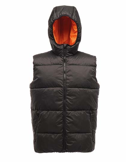 LSHOP X-Pro Geometer Warmloft Bodywarmer Black,Iron,Sun Orange