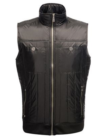 LSHOP Longsight Bodywarmer Black,Dark Khaki