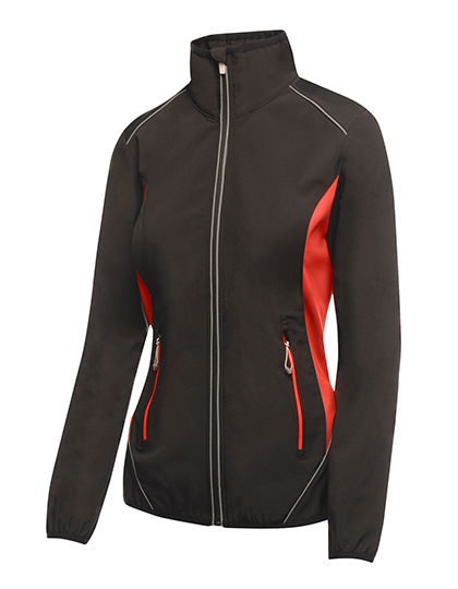 LSHOP Women`s Sochi Softshell Jacket Black,Navy