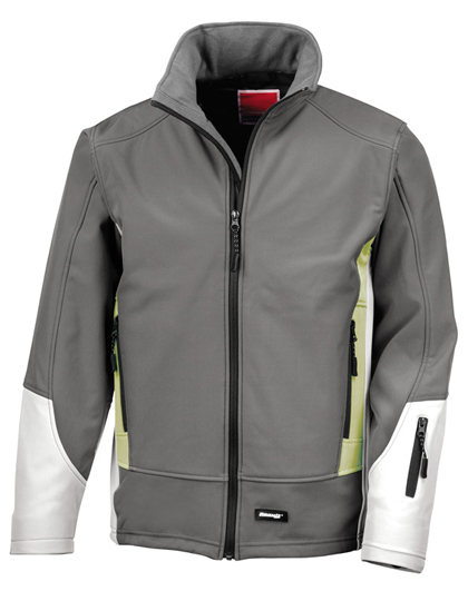 LSHOP Blade Softshell Jacket Charcoal,Lime,Royal