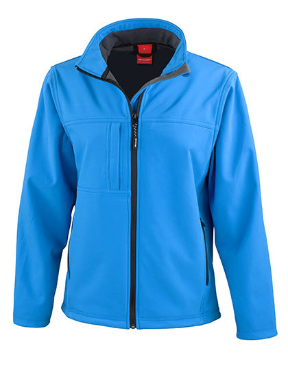 LSHOP Ladies Classic Soft Shell Jacket Azure,Black,Bottle,Grey,Navy,Red