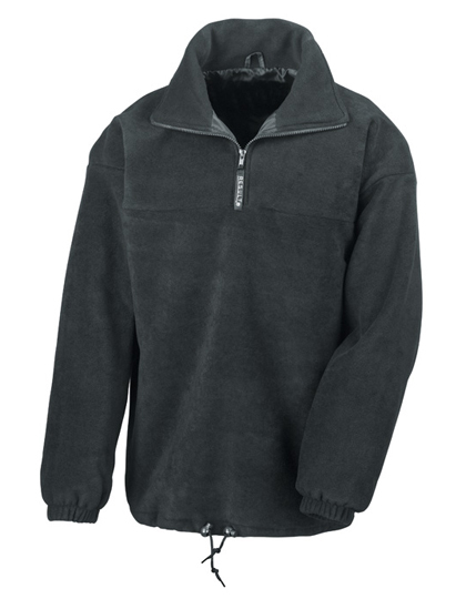 LSHOP 1/4 Zip Fully Lined Fleece Top Black,Navy