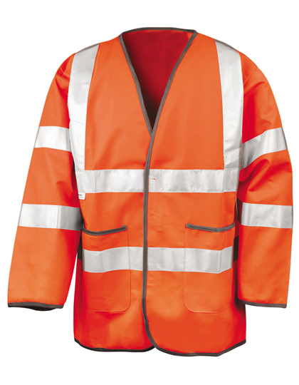 LSHOP Lightweight Safety Jacket Fluorescent Orange,Fluorescent Yellow