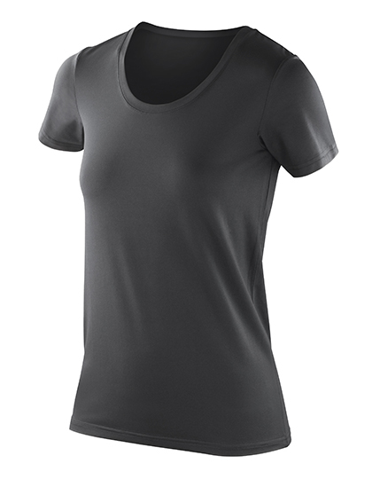 LSHOP Womens Impact Softex¨ T-Shirt Black,Candy,Cloudy Grey,Peppermint,Sapphire,Tangerine,White