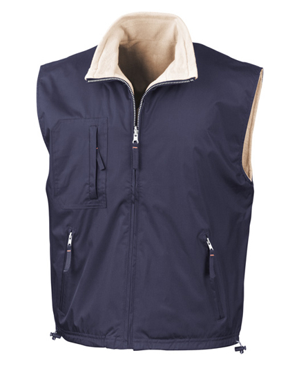 LSHOP Reversible Polarthermª Bodywarmer Navy,Royal,Slate Grey