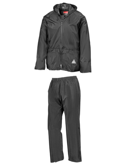 LSHOP Waterproof Jacket & Trouser Set Black,Navy,Neon Yellow,Olive Green,Red,Royal