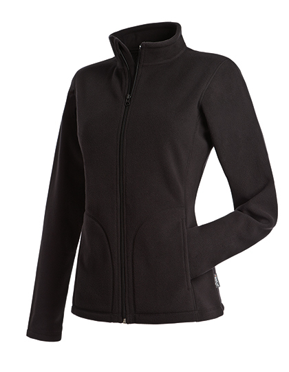 LSHOP Active Fleece Jacket for women Black Opal,Blue Midnight,Cupcake Pink,Scarlet Red