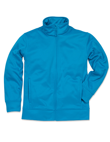 LSHOP Active Bonded Fleece Jacket Arctic Blue,Black Opal,Frost Grey (Solid)