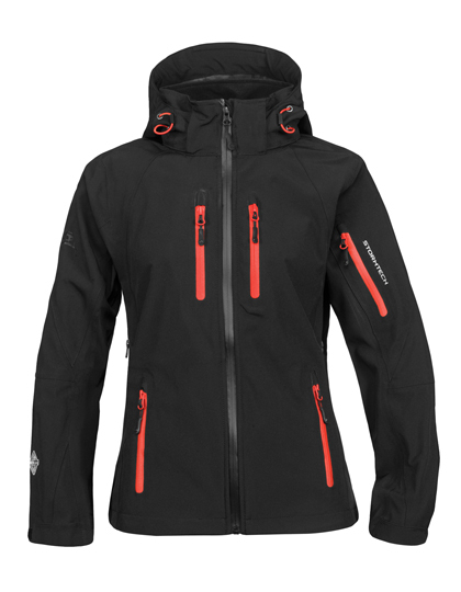 LSHOP Womens Expedition Softshell Black,Electric Blue