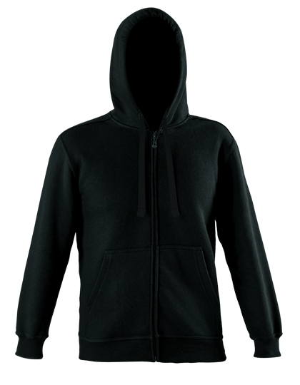 LSHOP Zip Through Hooded Sweat Jacket Black,Deep Navy,Sports Grey (Melange)