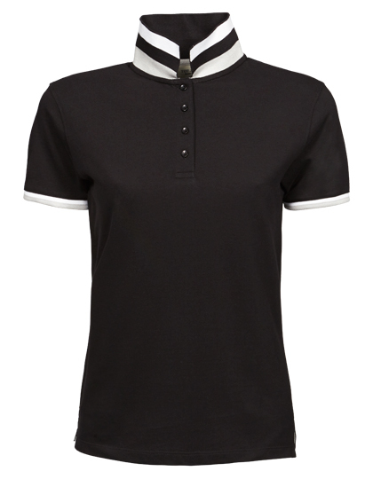 LSHOP Ladies Club Polo Black,Dark Grey (Solid),Navy