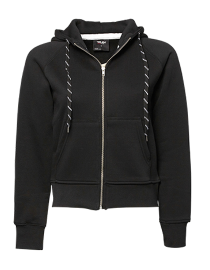 LSHOP Ladies Fashion Full Zip Hood Black,Dark Grey (Solid),Heather Grey,Navy