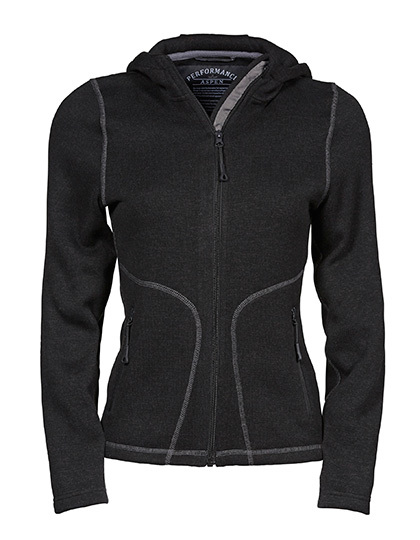 LSHOP Ladies Hooded Aspen Jacket Black,Navy