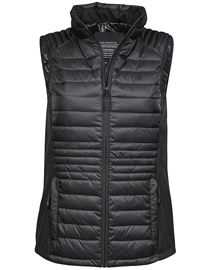 LSHOP Ladies Crossover Bodywarmer Black