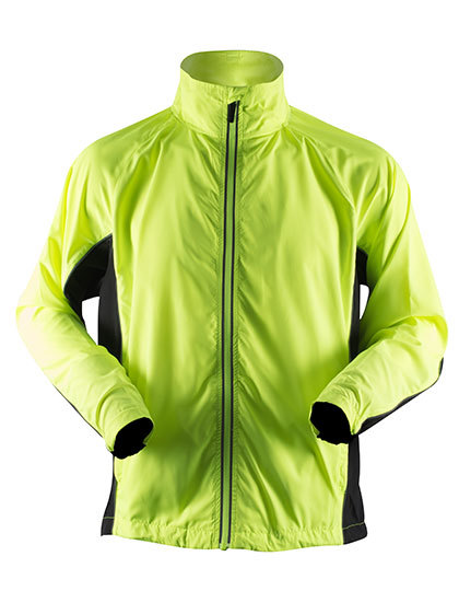 LSHOP High Vision Running Jacket Yellow Reflective