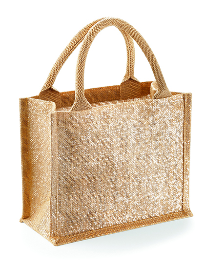 LSHOP Shimmer Jute Mini Gift Bag 