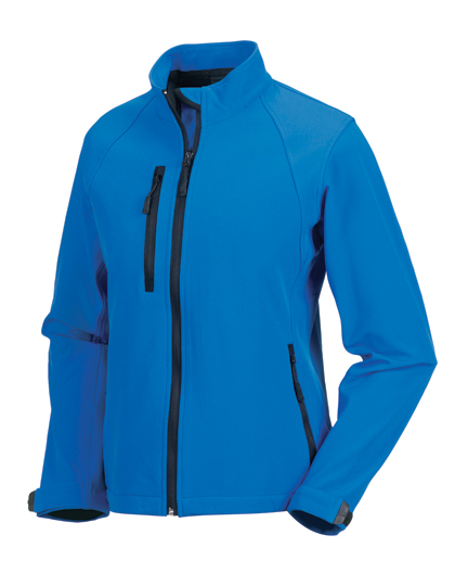 LSHOP Ladies Softshell-Jacket Azure Blue,Black,Bottle Green,Cactus,Classic Red,French Navy,Titanium (Solid),White