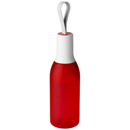 PF Flow Flasche rot mattiert,weiss