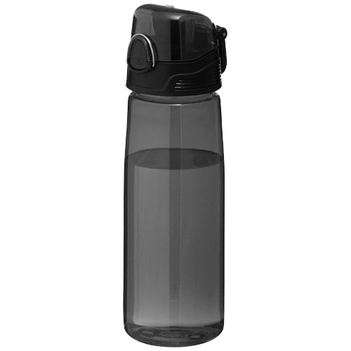 PF Capri Sportflasche transparent schwarz