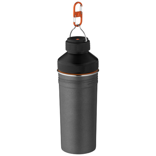 PF Rambler auslaufsichere Flasche grau,schwarz ,orange