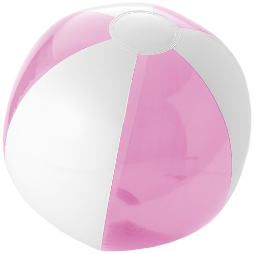 PF Bondi Strandball, einfarbig/transparent rosa,weiss