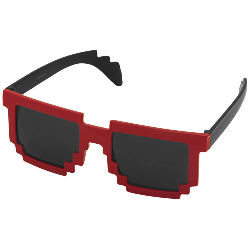 PF Pixel Sonnenbrille schwarz,rot
