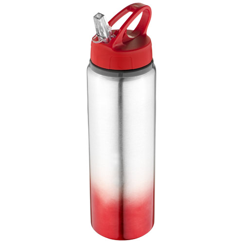 PF Gradient Trinkflasche rot,silber