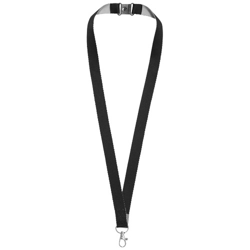 PF Aru zweifarbiges Lanyard mit Klettverschluss schwarz