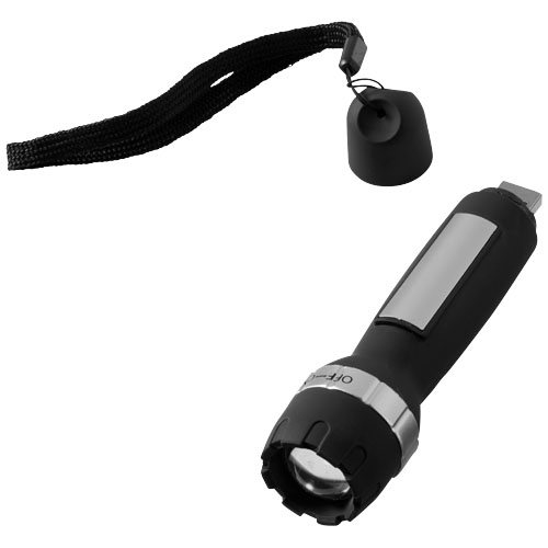 PF Rigel aufladbare USB-Taschenlampe schwarz