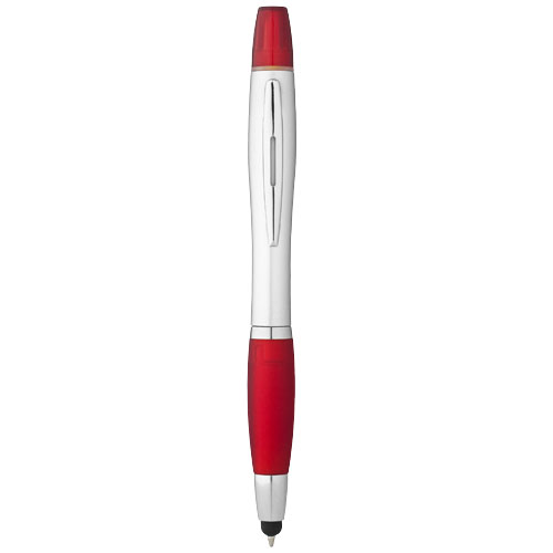 PF Nash Stylus-Kugelschreiber und Marker silber,rot