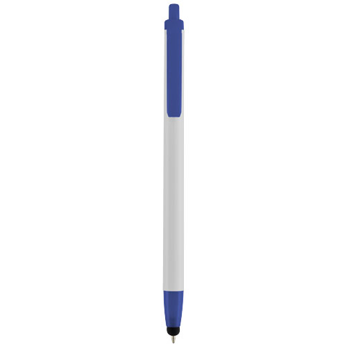 PF Milford Stylus-Kugelschreiber weiss,royalblau