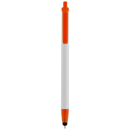 PF Milford Stylus-Kugelschreiber weiss,orange