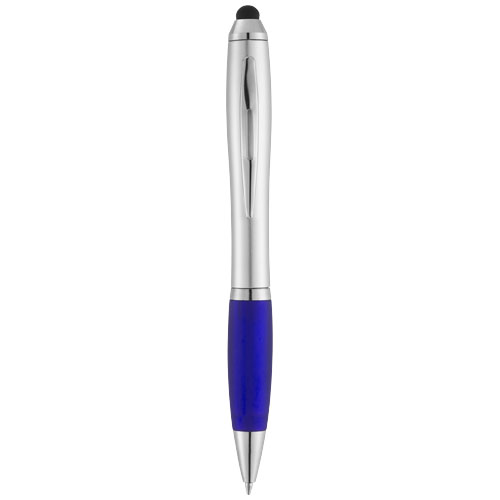 PF Nash Stylus-Kugelschreiber silber,blau