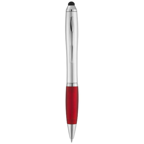 PF Nash Stylus-Kugelschreiber silber,rot