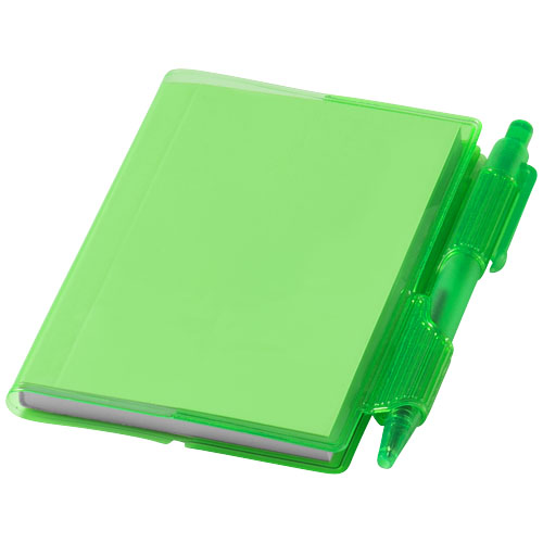 PF Air Notizbuch und Stift transparent grün