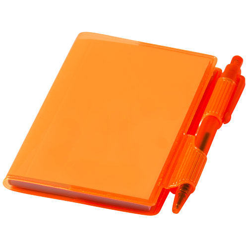 PF Air Notizbuch und Stift transparent orange