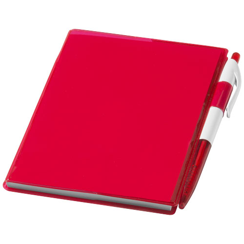 PF Paradiso Notizbuch und Stift transparent rot