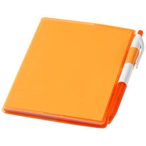 PF Paradiso Notizbuch und Stift transparent orange