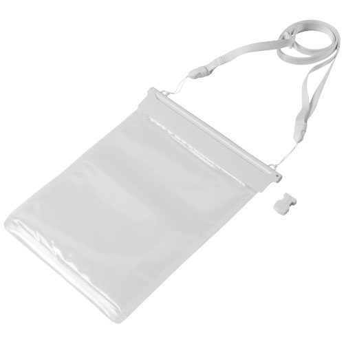 PF Splash wasserfeste Mini-Tablet-Touchscreen-Hülle weiss, transparent klar