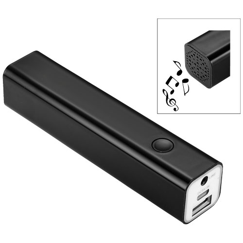 PF Bran Bluetooth® Powerbank-Lautsprecher schwarz