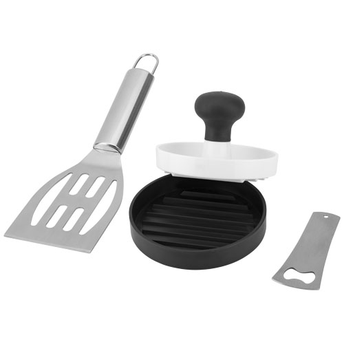 PF Crest Burger Set silber,schwarz